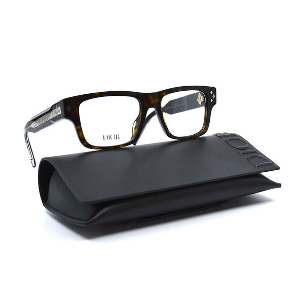 NEW Christian Dior CD Diamondo S3I Eyeglasses Havana Made in Italy Authentic - Picture 14 of 14